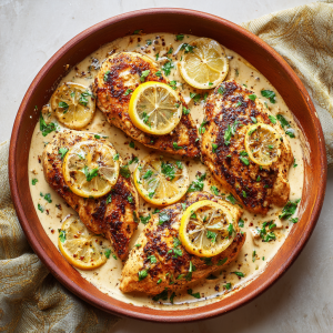 Tahini-Lemon Chicken Breast : Creamy, Nutty, and Middle Eastern–Inspired