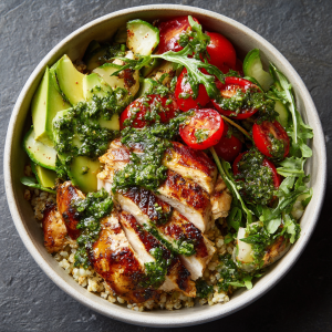 Chimichurri Chicken Bowl : Bold, Herby & Built Around the Chicken