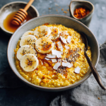 Turmeric Ginger Oatmeal : Cozy, Nourishing & Anti-Inflammatory