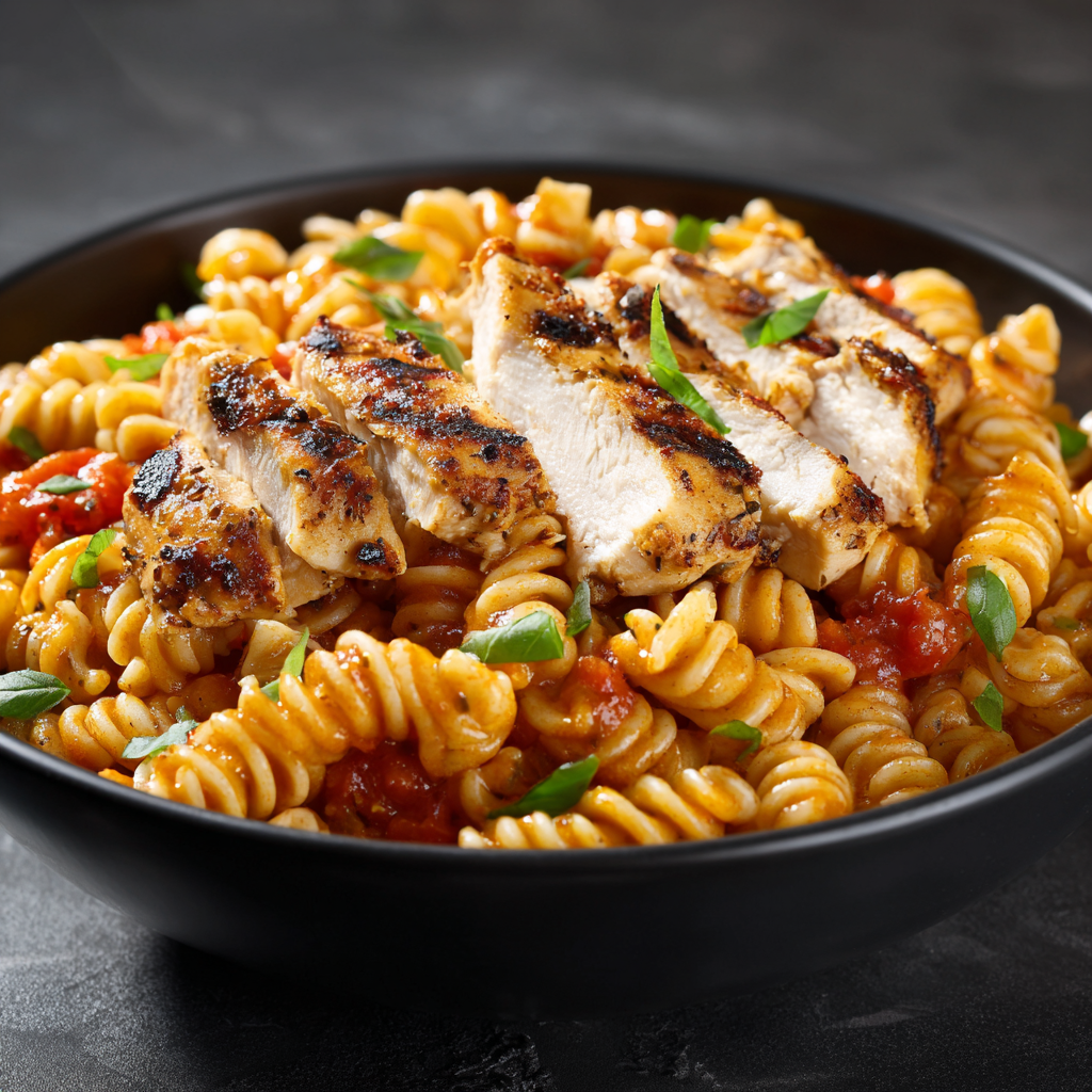Double-Chicken Protein Pasta (Ground & Grilled for Extra Gains)