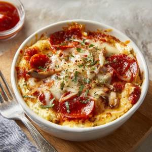 Cottage Cheese Pizza Bowl : High-Protein, Low-Carb, Totally Craveable