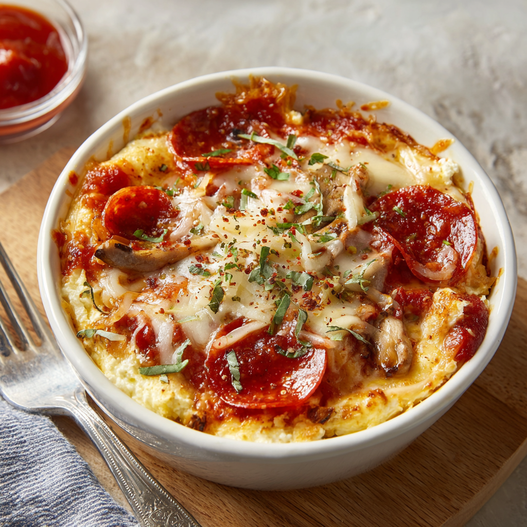 Cottage Cheese Pizza Bowl : High-Protein, Low-Carb, Totally Craveable