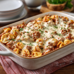 Cheesy Tortellini Sausage Casserole : Easy, Creamy & Crowd-Pleasing Bake