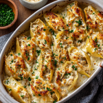 Chicken Alfredo Stuffed Shells : Creamy, Cheesy, and Comfort-Filled