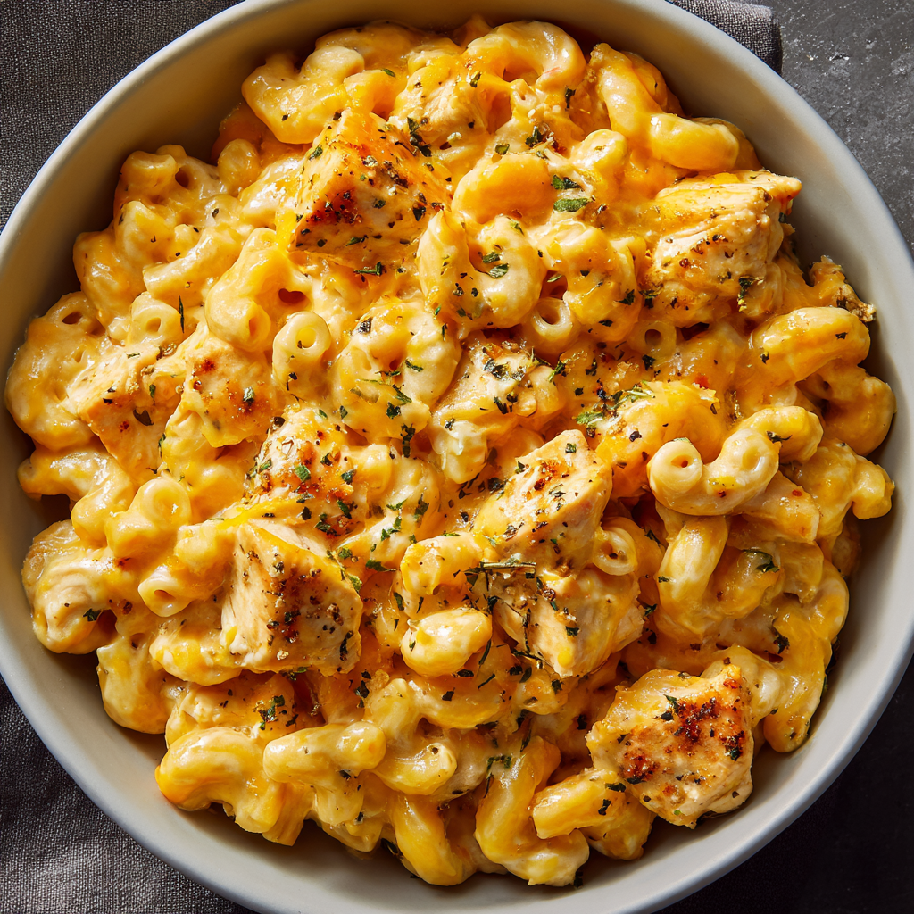 High-Protein Chicken Mac & Cheese (Cottage Cheese + Cheddar Power Combo)