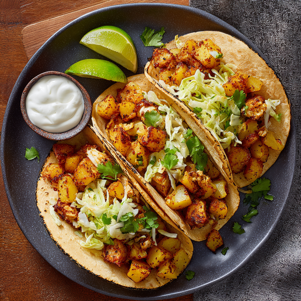 Crispy Chicken & Potato Tacos: Bold, Crunchy, and Totally Satisfying