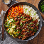 Korean-Style Beef Bowls : Sweet, Spicy, and Protein-Packed