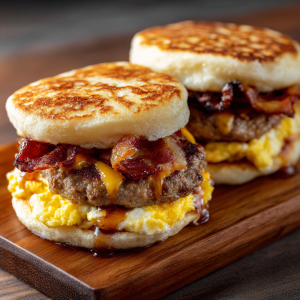 McGriddle Breakfast Sandwiches : Sweet & Savory, High-Protein Breakfast Win