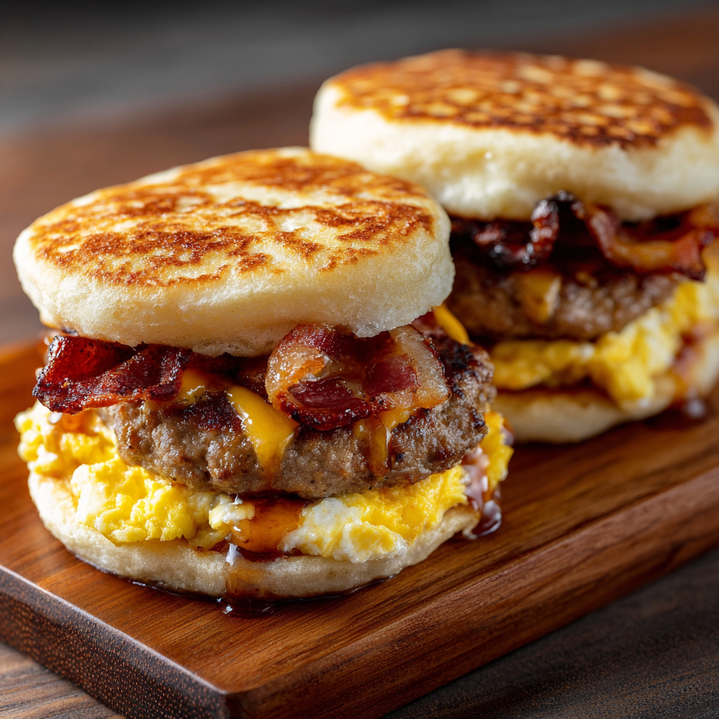 McGriddle Breakfast Sandwiches : Sweet & Savory, High-Protein Breakfast Win