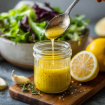 Zesty Lemon Vinaigrette Dressing : Fresh, Simple & Ready in 5 Minutes