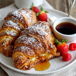Croissant French Toast : Buttery, Golden & Totally Indulgent