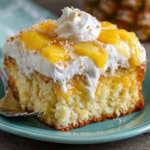 Easy Hawaiian Pineapple Cake with Cream Cheese Frosting