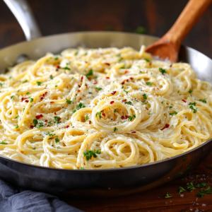 Cream Cheese Garlic Pasta : Ultra-Creamy and Ready in 20 Minutes