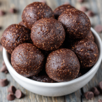 No-Bake Protein Brownie Bites : Fudgy, Healthy & Naturally Sweet