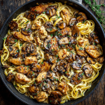 Chicken Marsala Mushroom Pasta : Rich, Savory & Comforting