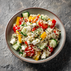 Quinoa and Cottage Cheese Salad : Fresh, Filling & High-Protein