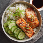 Salmon Rice Bowls : Fresh, Fast, and Protein-Rich