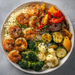 Shrimp Protein Bowls : Clean, Lean, and Packed with 45g Protein