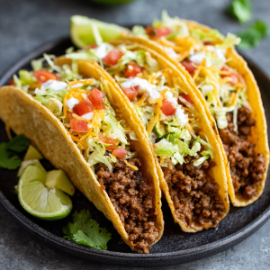 Easy Ground Beef Tacos (Better Than Takeout in 20 Minutes!)