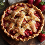 Strawberry Rhubarb Pie : A Sweet & Tangy Classic with a Flaky Crust