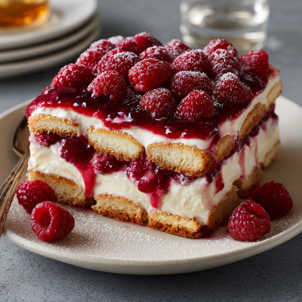 Fresh Raspberry Tiramisu : A Fruity Twist on the Classic Dessert