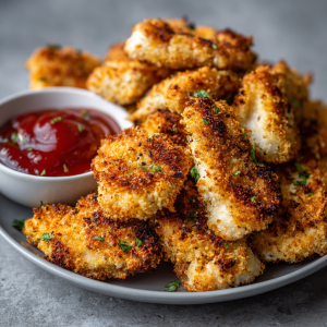 The Best Crispy Baked Chicken Nuggets : Healthy, Easy & Kid-Approved