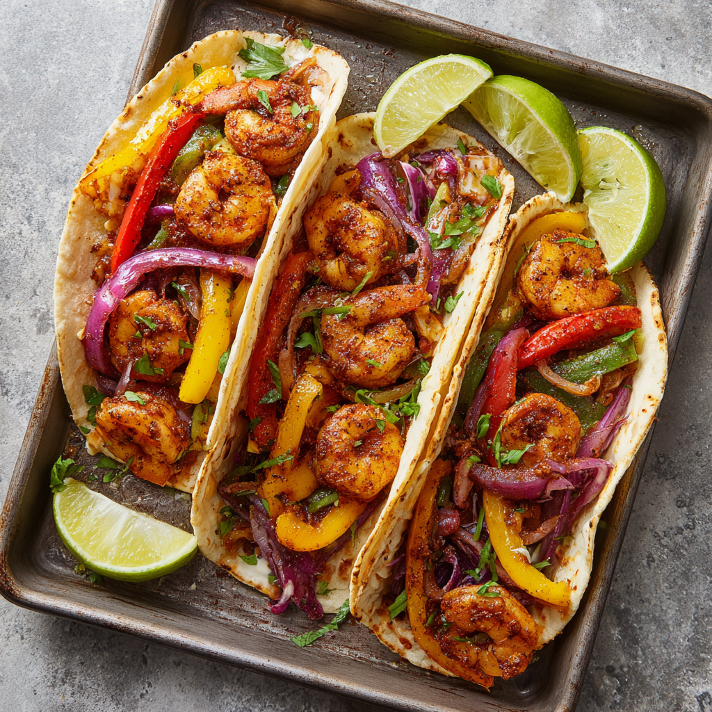Smoky Sheet-Pan Shrimp Tacos: Easy Cleanup, Big Flavor