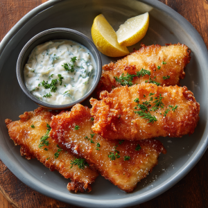 Healthy Crispy Fish Batter : Light, Golden, and Stays Crunchy