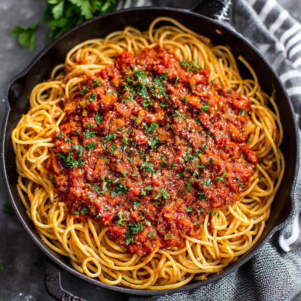 Homemade Spaghetti Sauce : Classic, Healthy & Full of Flavor