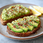 Avocado Toast on Whole Grain Bread : Quick, Nutritious & Delicious