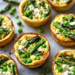 Mini Spring Veggie Quiches (Muffin-Tin, Vegetarian & Meal-Prep Friendly)