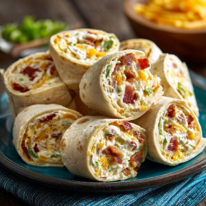 Creamy Bacon Ranch Roll-Ups : Easy Party-Ready Tortilla Wraps