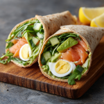 Smoked Salmon and Avocado Wrap : Protein-Packed, Heart-Healthy Meal