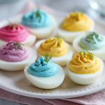 Pastel Deviled Eggs (Naturally Dyed, Easter-Perfect Appetizer)