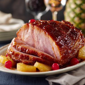 Honey-Glazed Ham with Pineapple (Classic Easter & Holiday Main)
