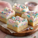 Easter Bunny Sprinkle Bars : Soft & Chewy Festive Sugar Cookie Bars
